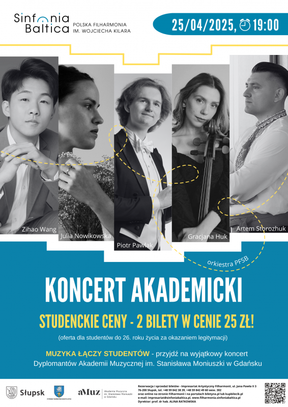 Koncert akademicki - zniżki