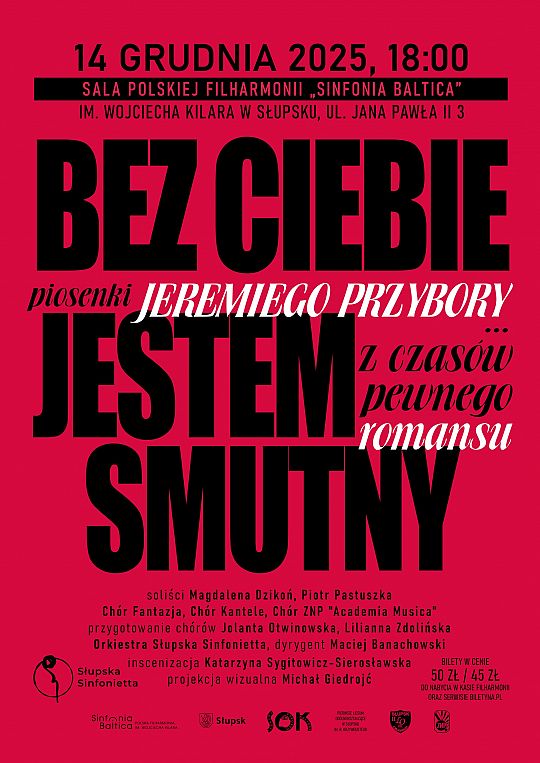 Grafika Bez ciebie jestem smutny -