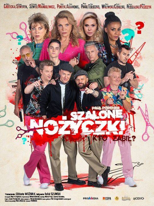 Grafika Szalone nożyczki