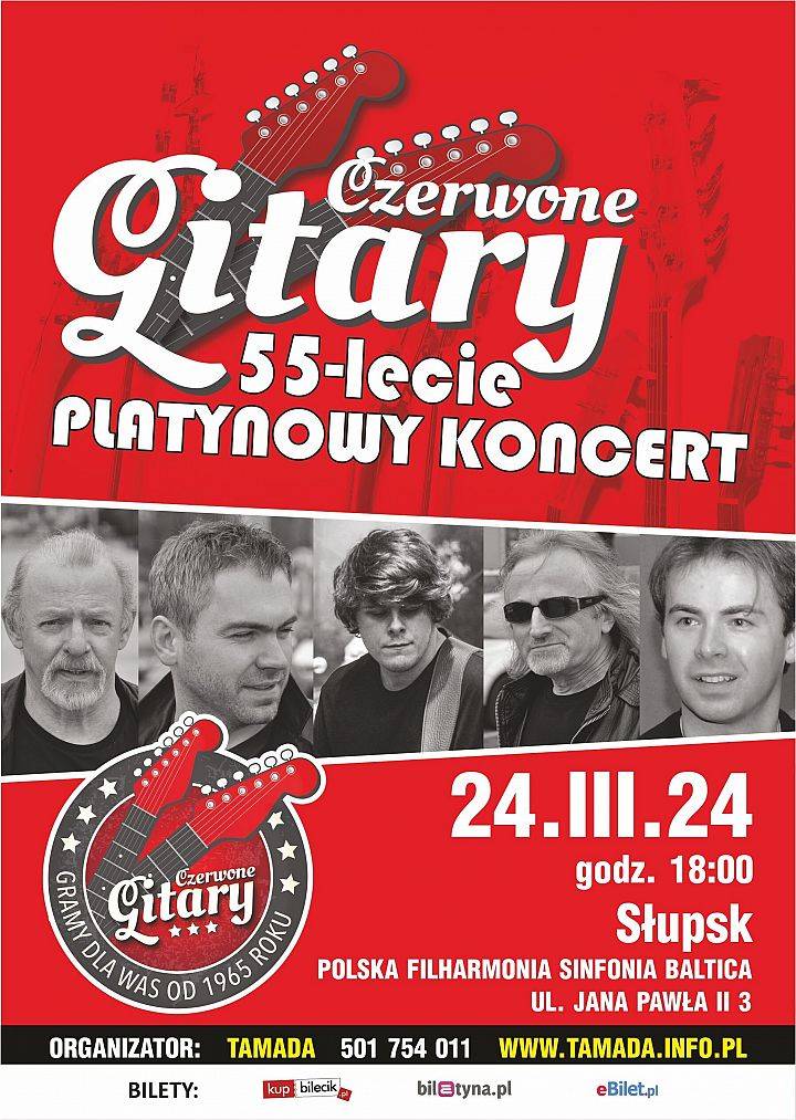 Grafika Czerwone Gitary - 55-lecie -
