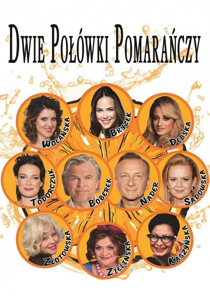 Grafika Dwie połówki pomarańczy